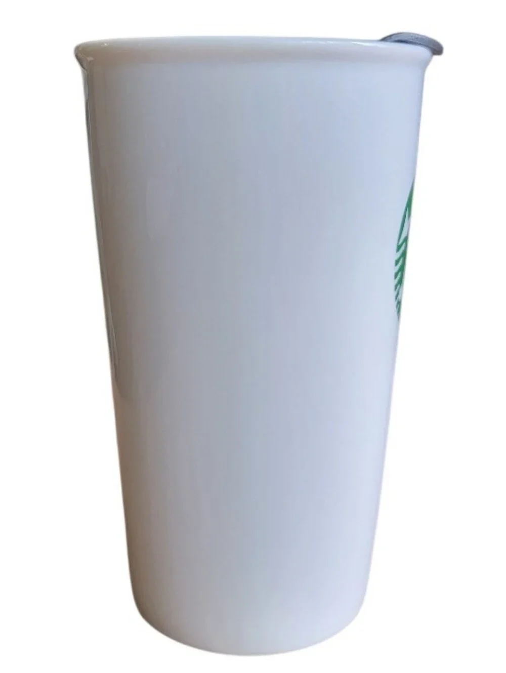Starbucks 2017 Classic White Ceramic Travel Tumbler Mug 11 oz